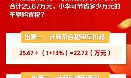 新能源汽车购置税是多少_新能源汽车购置税是多少?